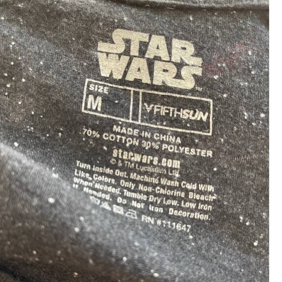 Star Wars Womens Gray Death Star Tee Shirt Short Sleeve T-Shirt Size Medium - Picture 7 of 10